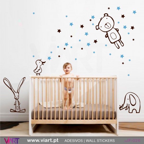 stickers baby room decoration